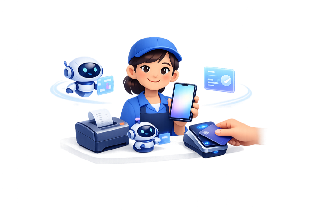 Một chiếc điện thoại là đủ mở quầy